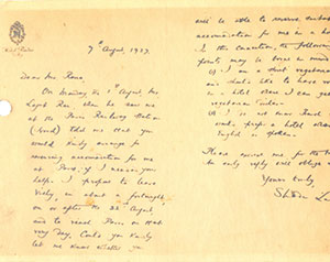 9-08-1927-Letter-to-Ranaji-mentioning-Lala-Lajpat-Rai