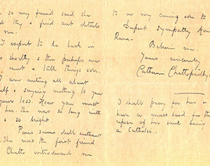 Letter-of-Ms.-Catherine-Chatopadhyay-to-Ranaji-10-05-1932-condolences-for-passing-away-of-Mrs-Rana