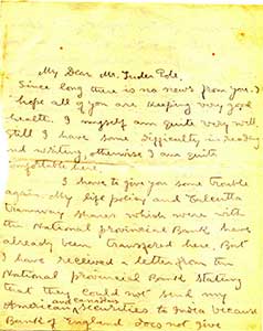 Ranaji_s-own-hand-writting-papers