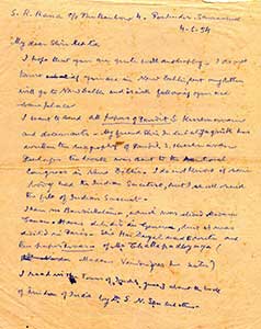 Amrit-Kaur-to-Ranaji-1954