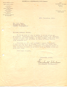 Letter-of-Krishnalal-Shridhrani-to-Ranaji