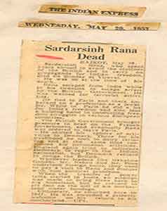 Article-of-Ranaji-in-Indian-Express-Rajkot